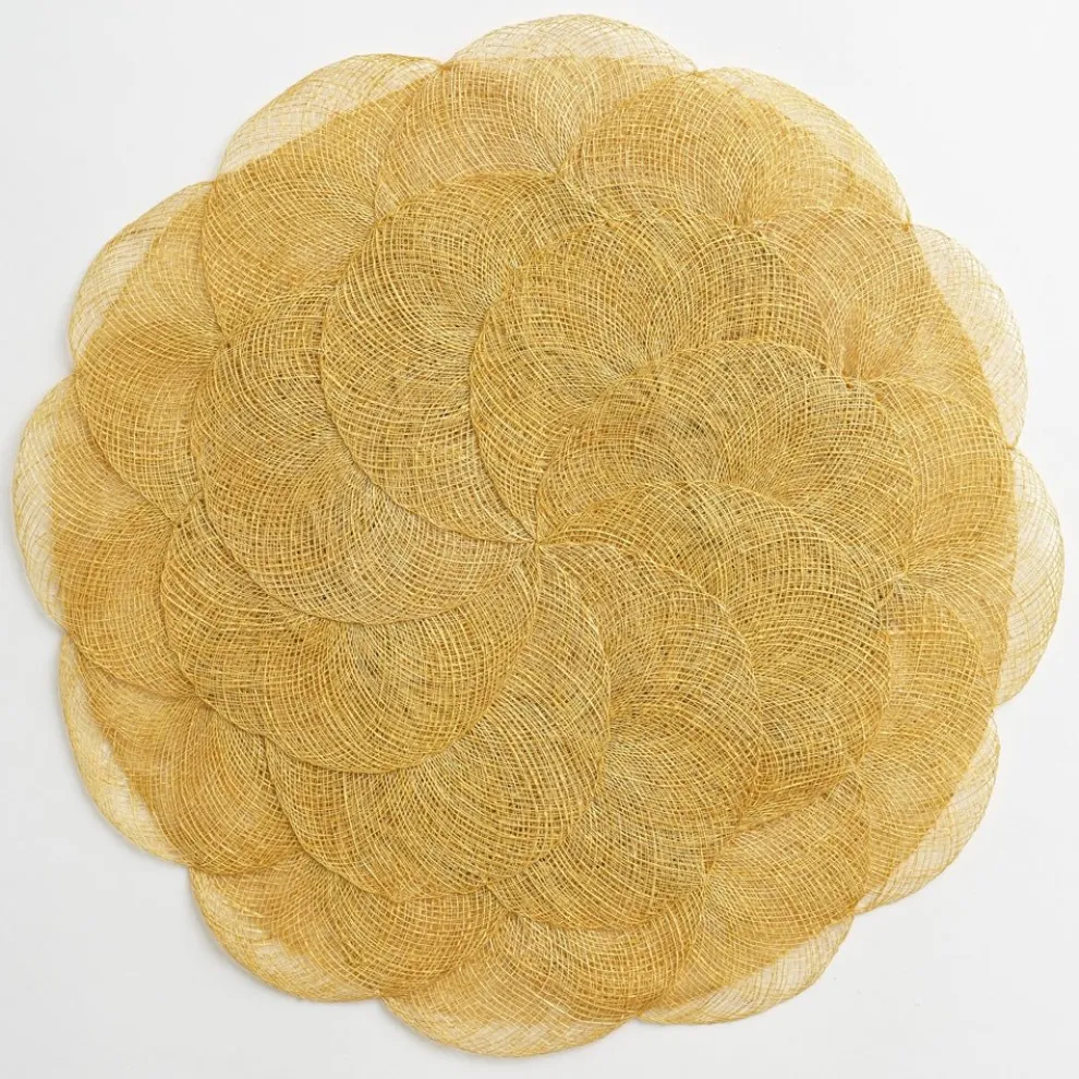 Buttercream Woven Cloud Placemat | Set of 4