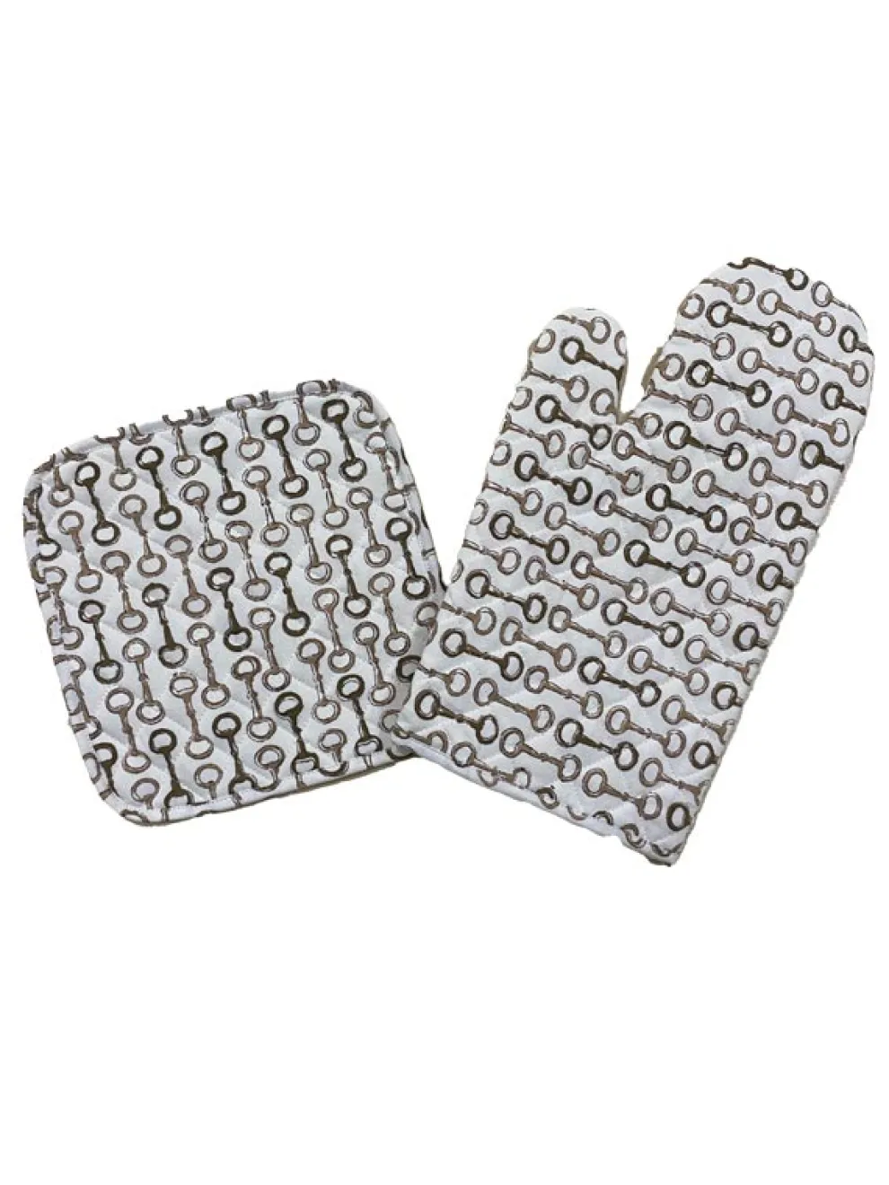 Pony Club Oven Mitt and Pot Holder Set