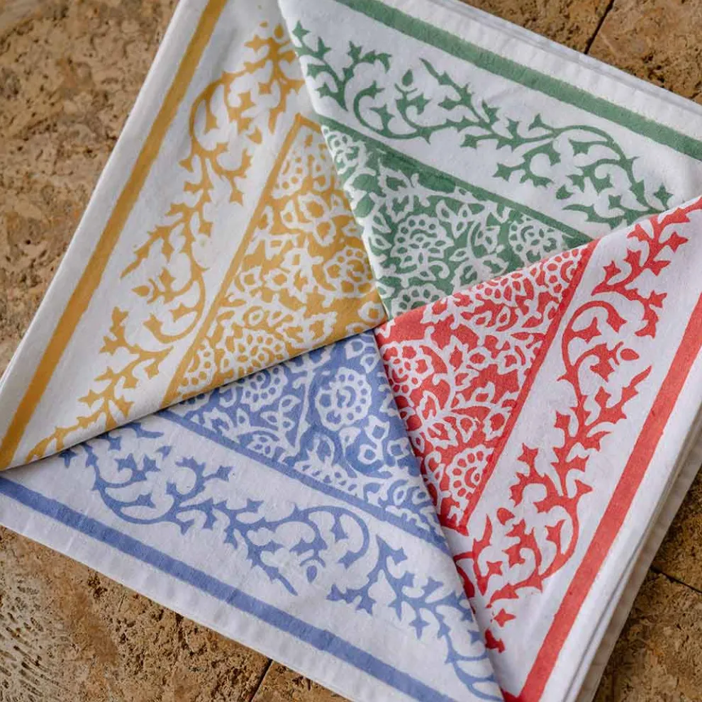 Tapestry Marigold Napkin | Set of 4