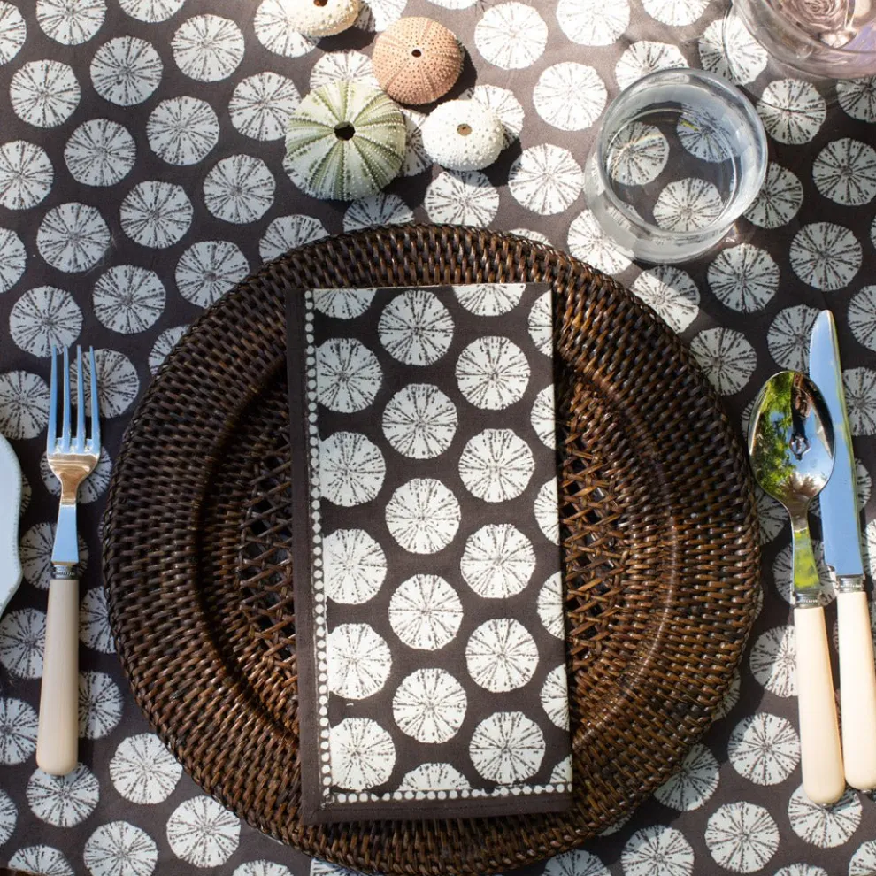 India Hicks Home Sea Biscuit Chocolate Napkin | Set of 4