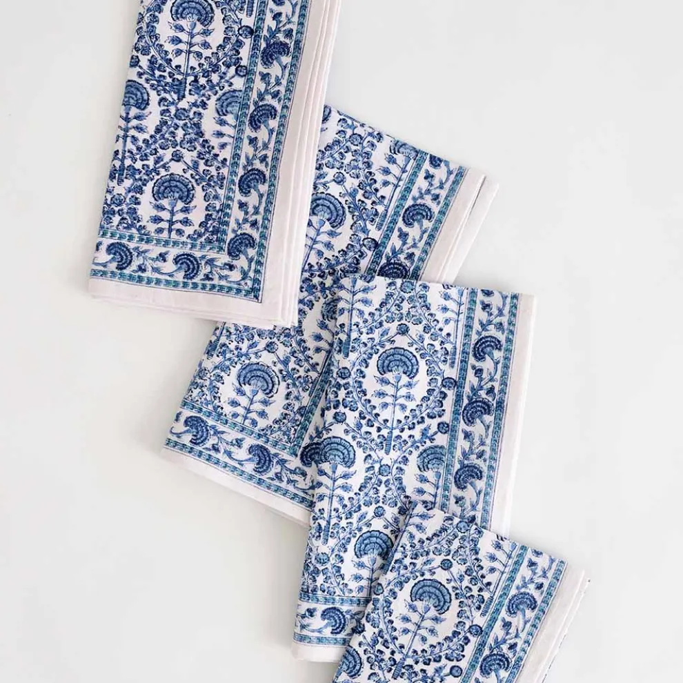 Caroline Blue Napkin | Set of 4