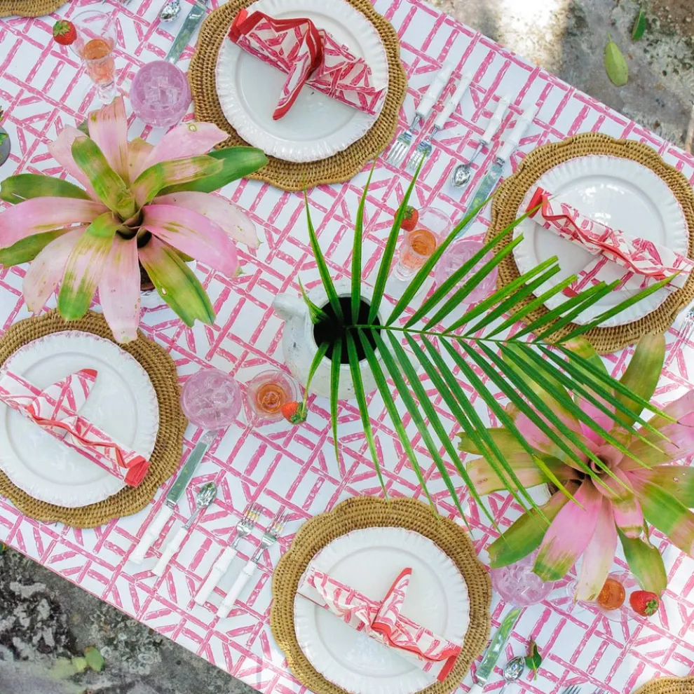 Rose Bamboo Tablecloth