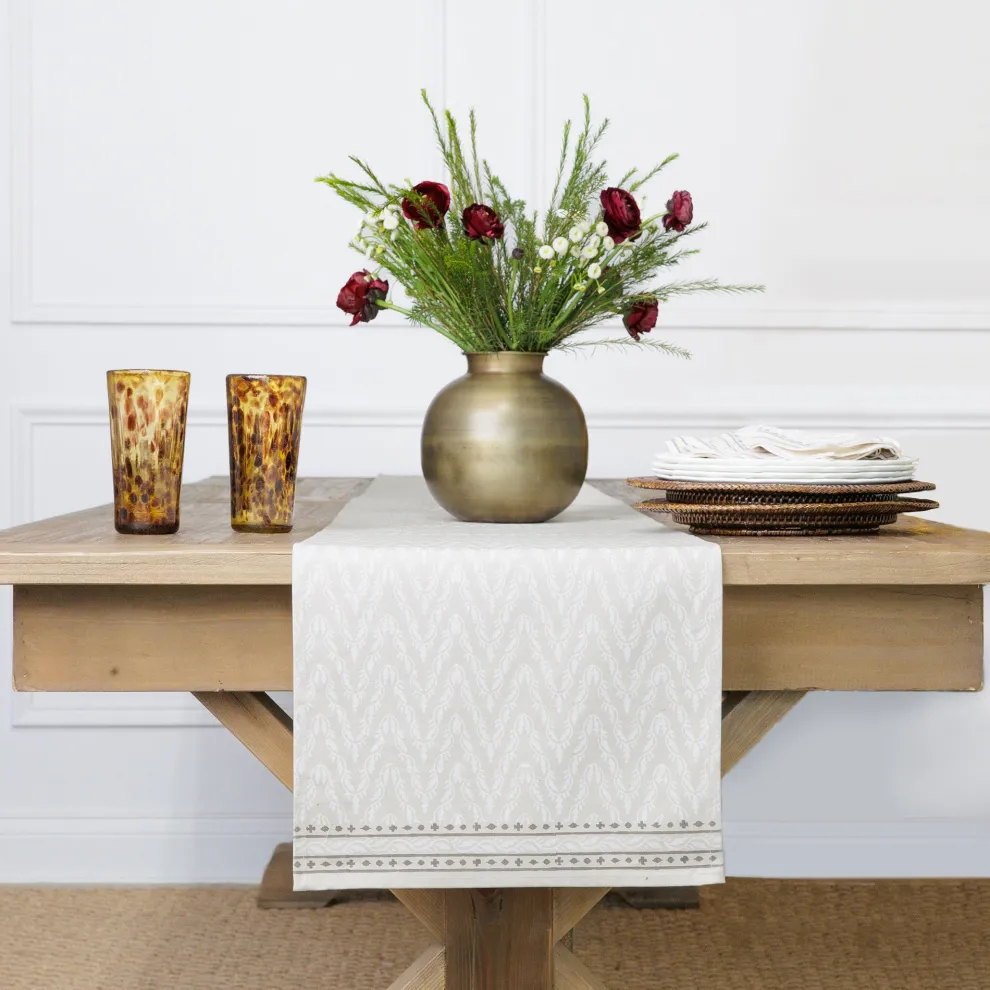 India Hicks Home Chevron Table Runner