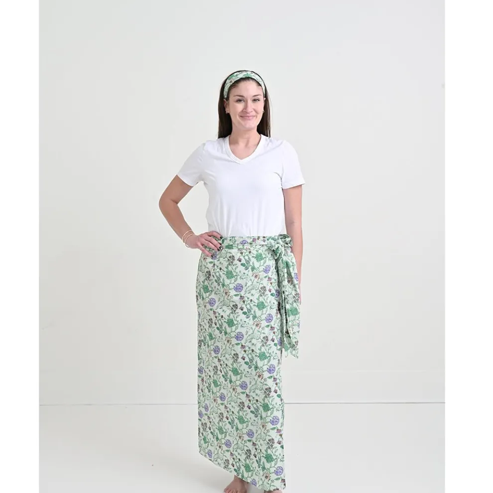 Mila Floral Emerald Headband