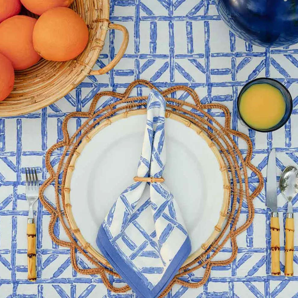 Blue Bamboo Napkin | Set of 4
