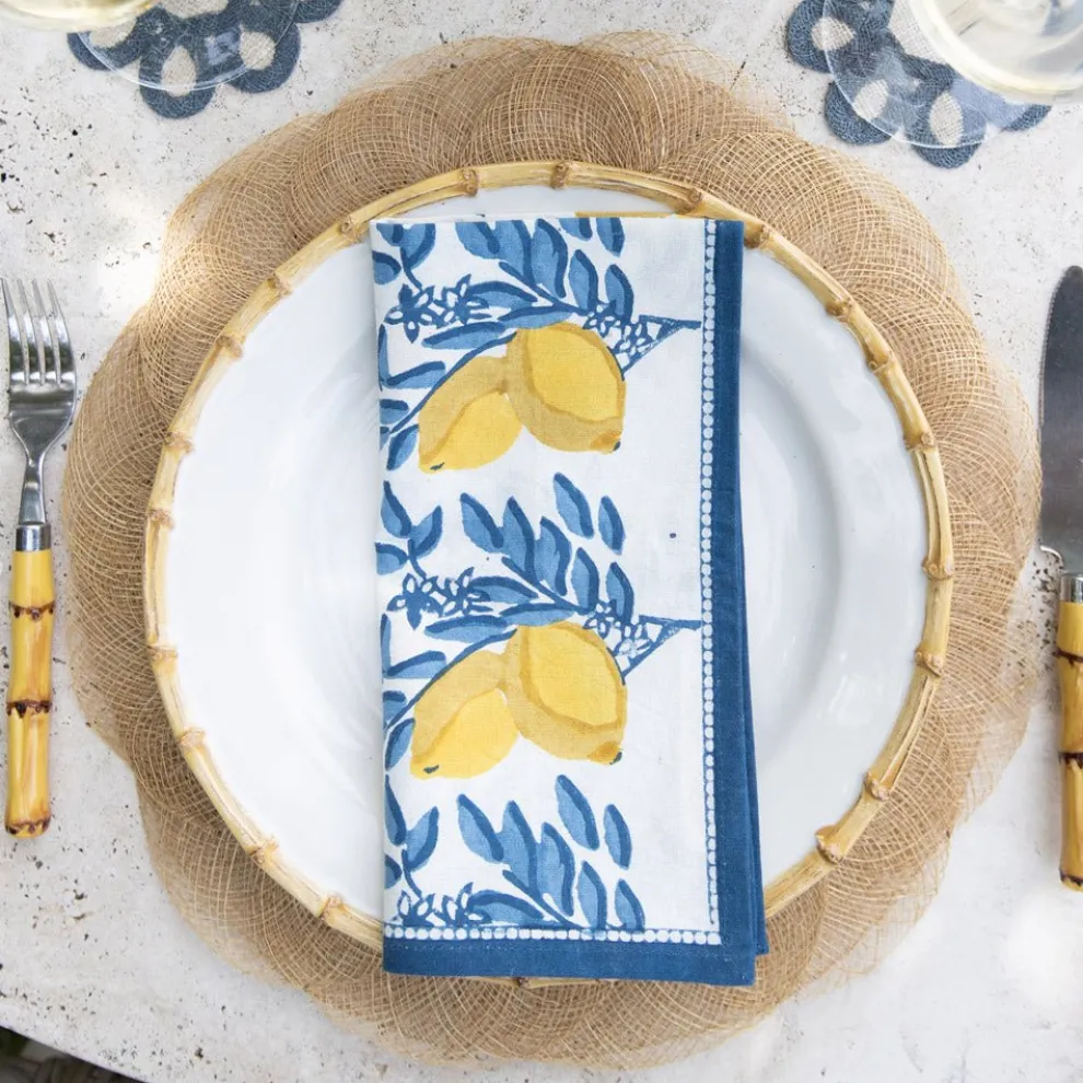 Champagne Woven Cloud Placemat | Set of 4