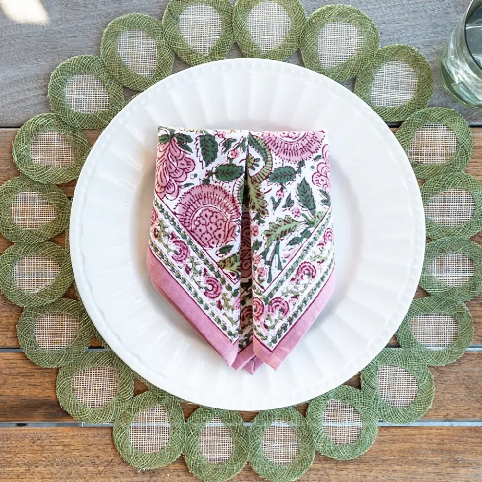 Fern Woven Doodles Placemat | Set of 4