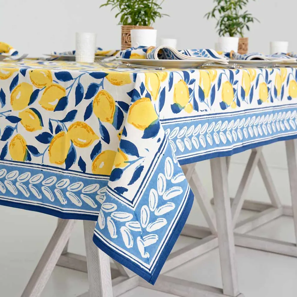 Mod Lemon Tablecloth