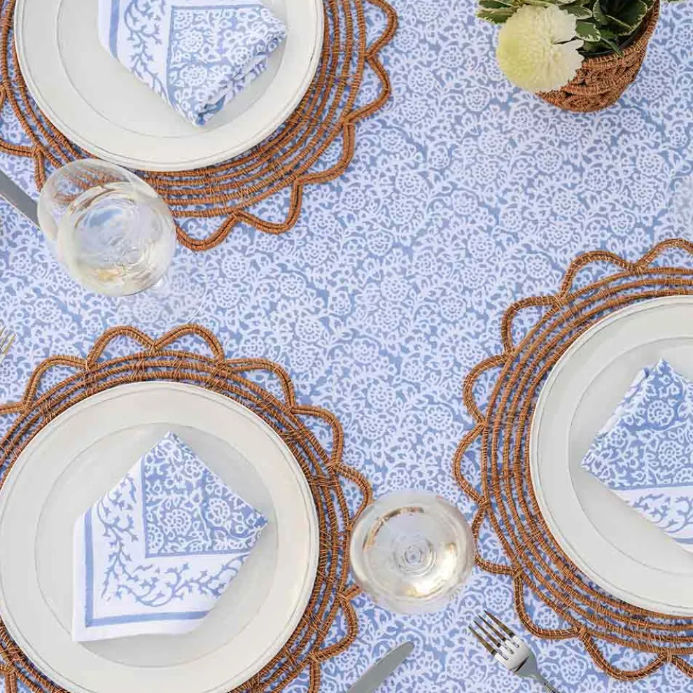 Tapestry Blue Napkin