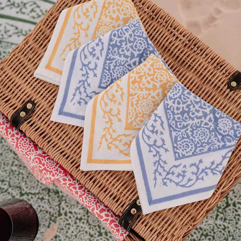 Tapestry Blue Napkin