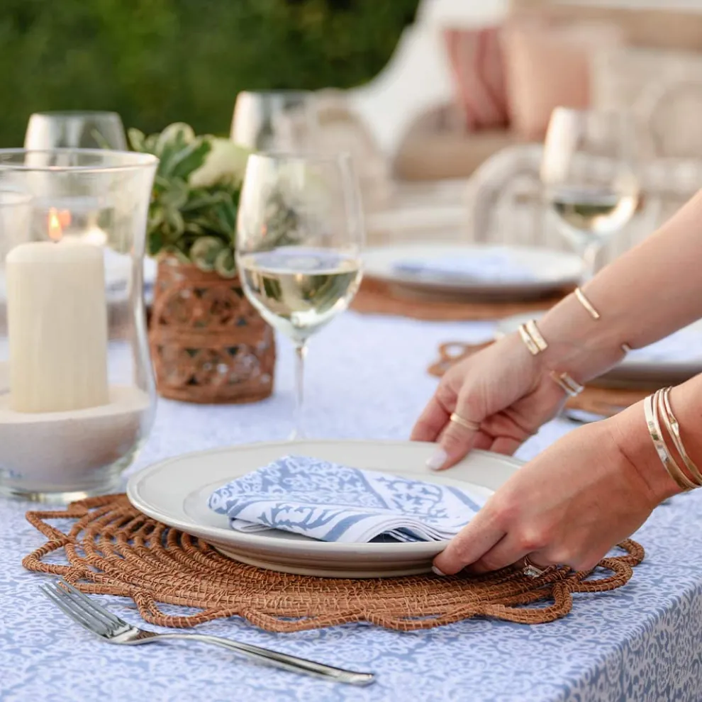 Tapestry Blue Napkin