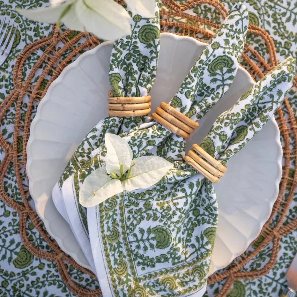 Caroline Green Napkin | Set of 4