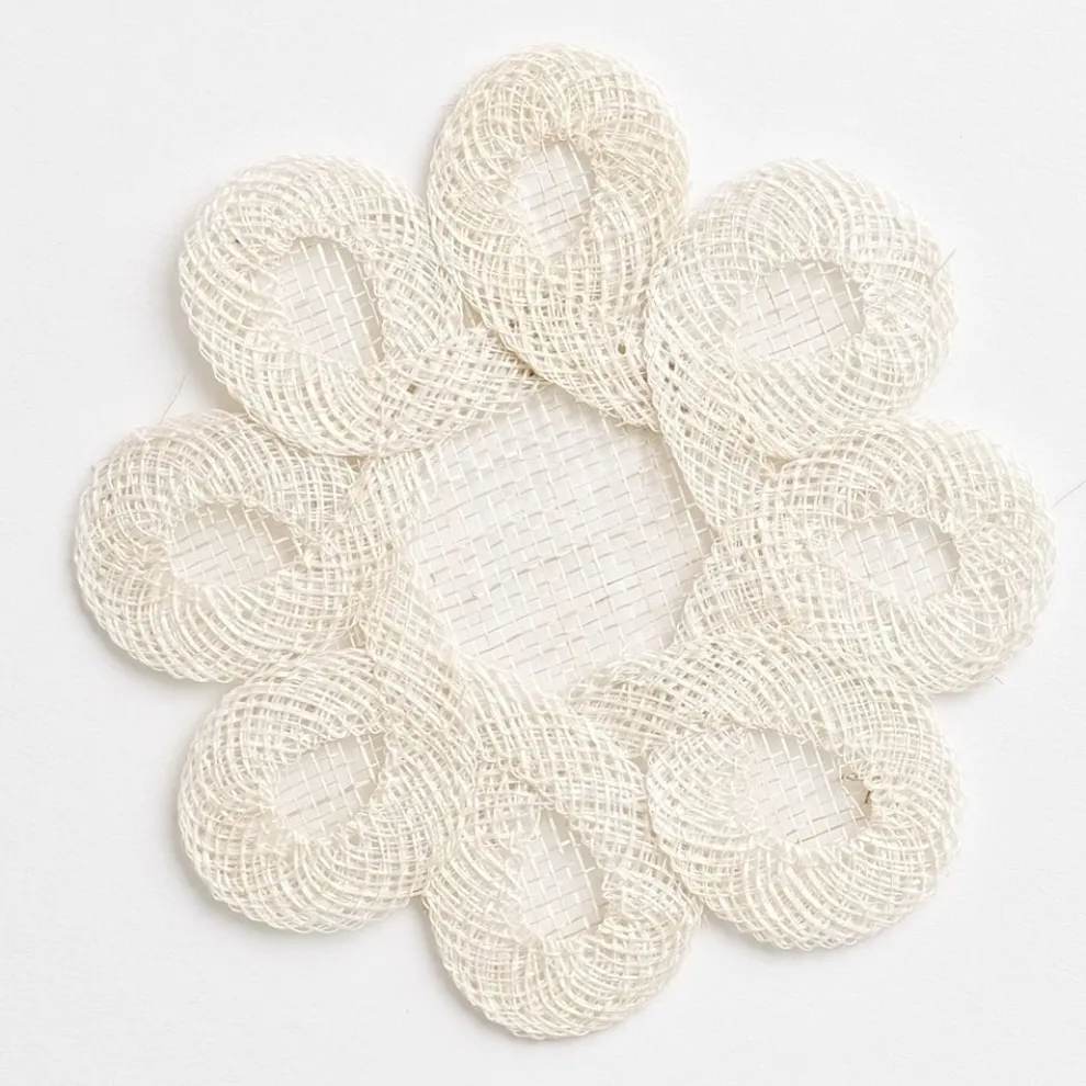 Bone Woven Doodles Coaster | Set of 4