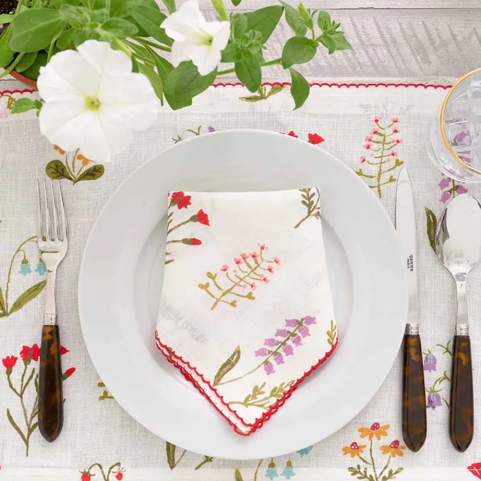 Botanical Garden Linen Napkin | Set of 4