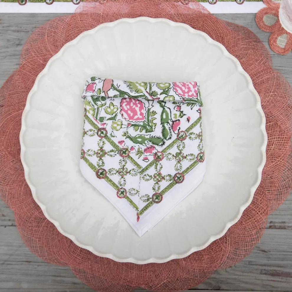 Terracotta Woven Cloud Placemat | Set of 4