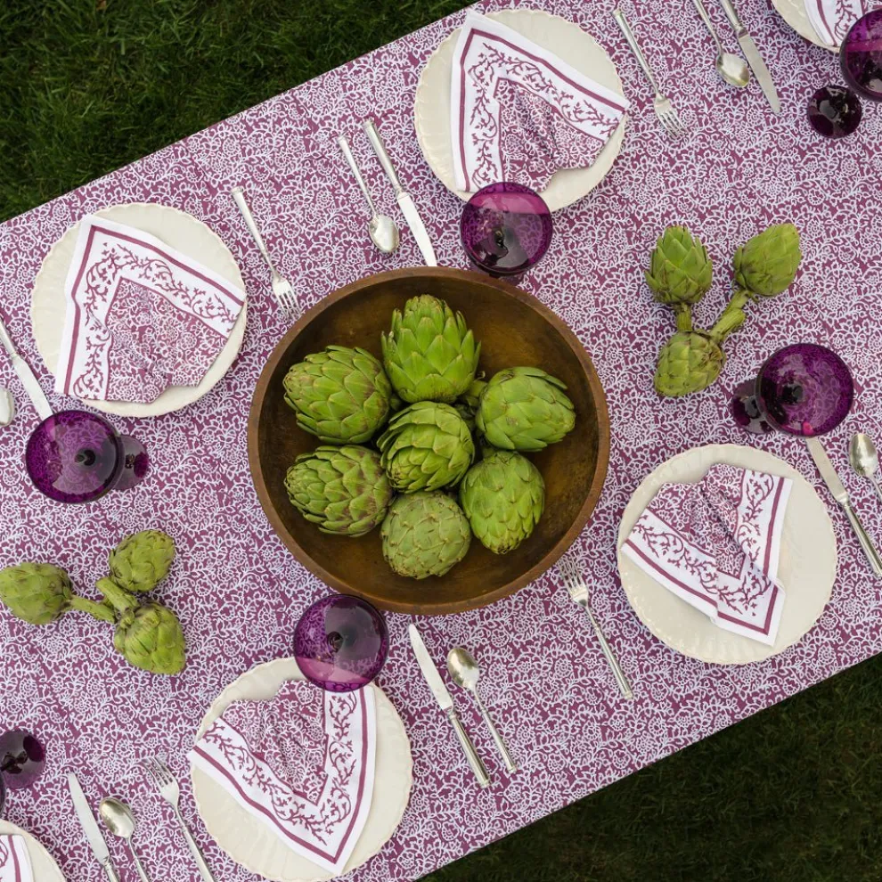 Tapestry Eggplant Napkin | Set of 4