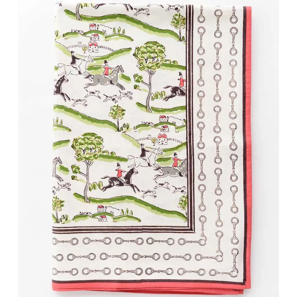 Hunt Scene Tablecloth