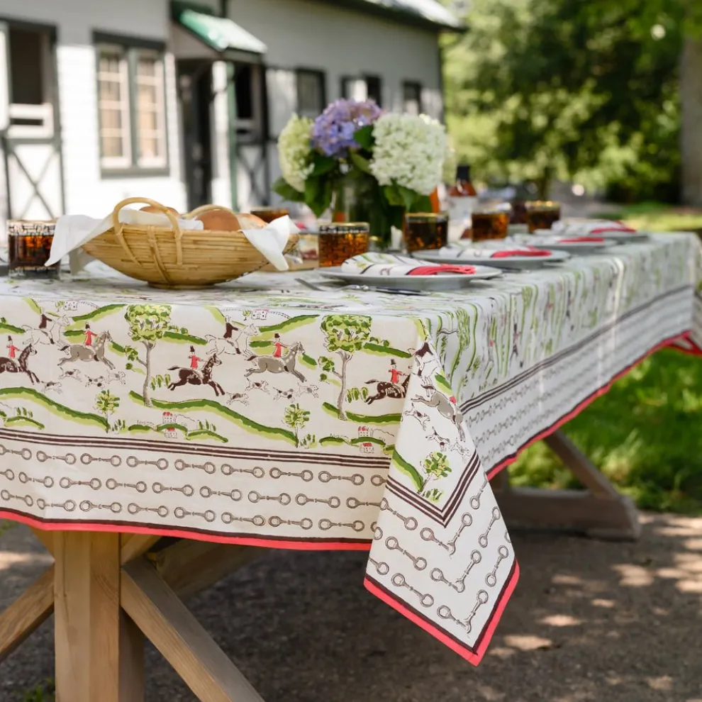Hunt Scene Tablecloth