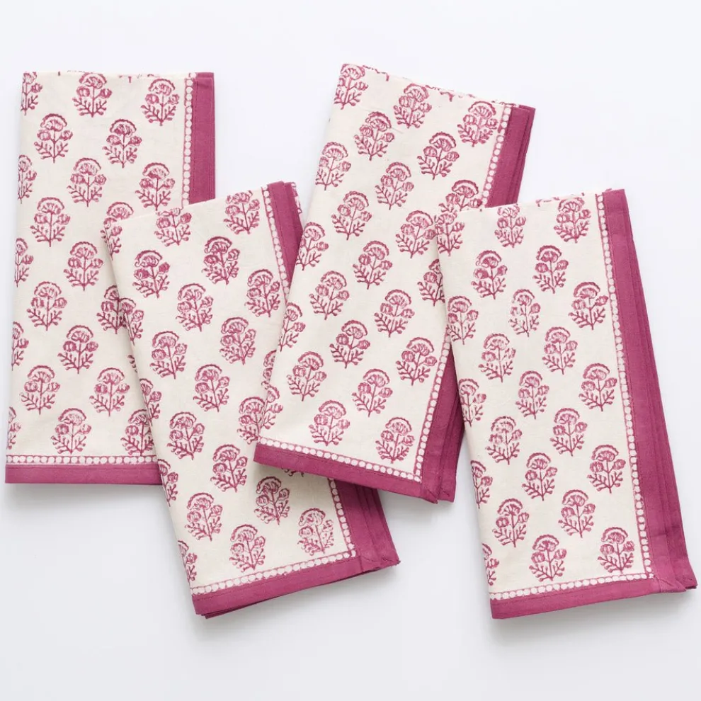 Anika Fuchsia Napkin | Set of 4