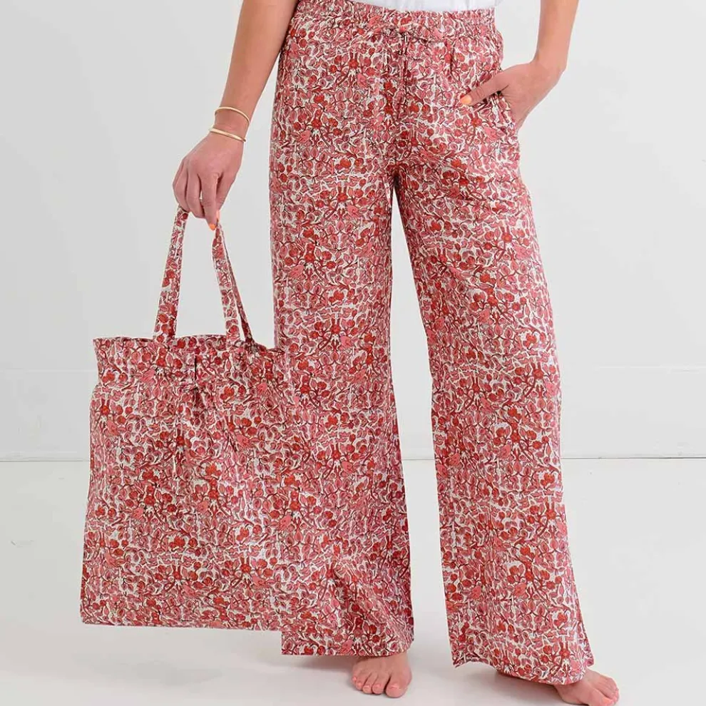 Orange Bird PJ Pants | Unwind in Style