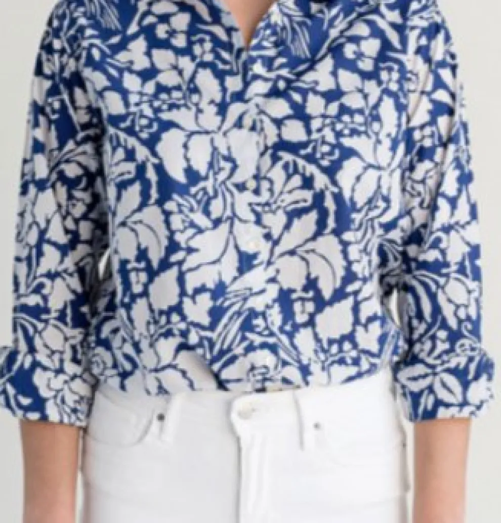Blue Parrot Button Down