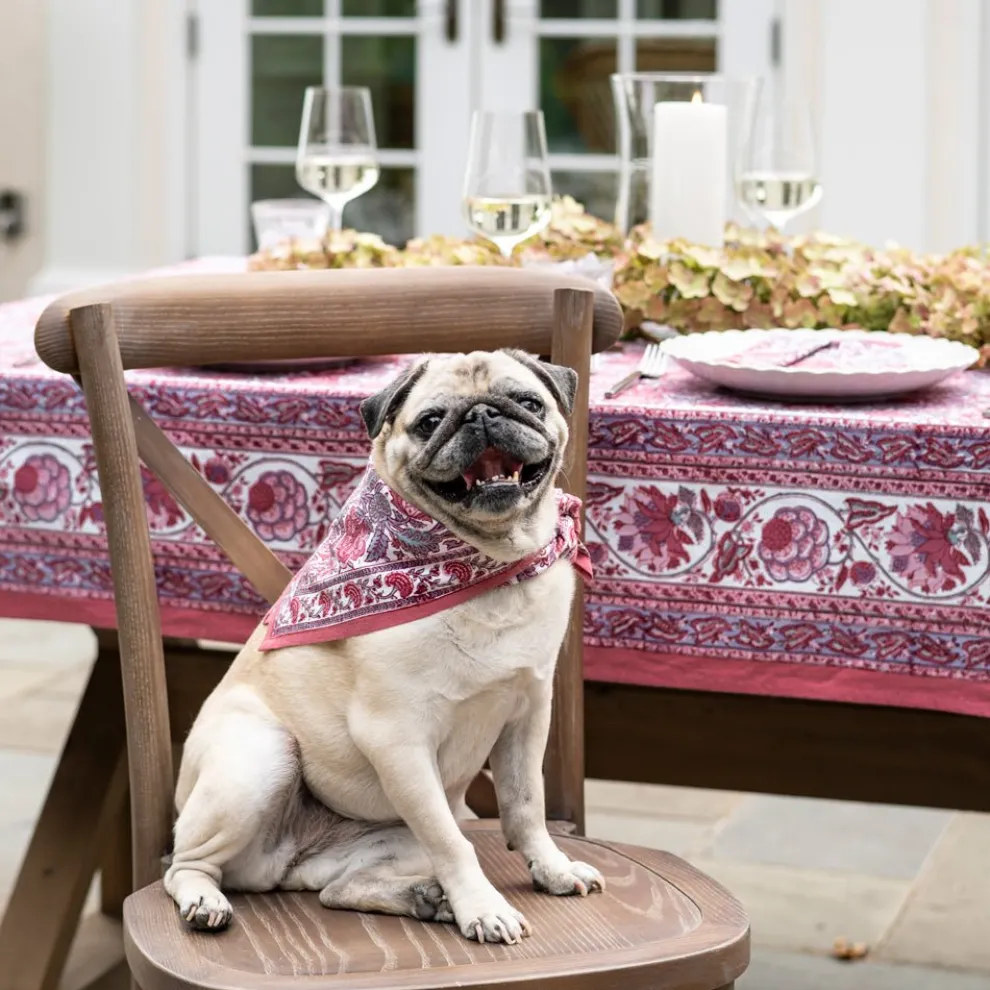 Bohemian Floral Dusty Rose Napkin | Set of 4