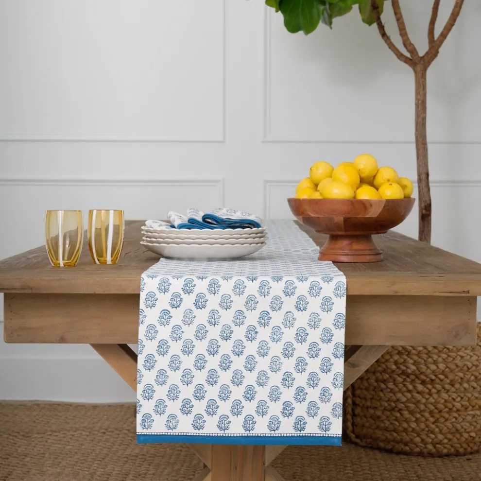 Anika Blue Table Runner