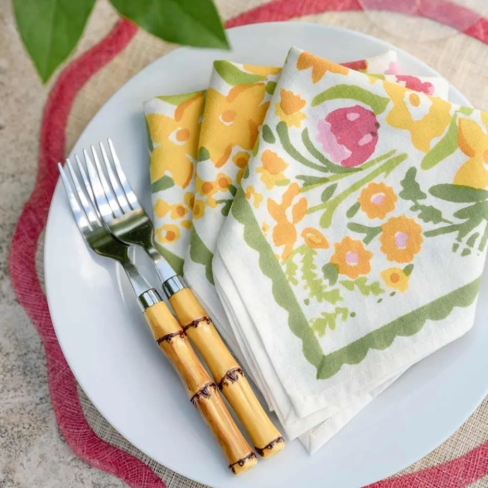 70s Flower Napkin | Set of 4