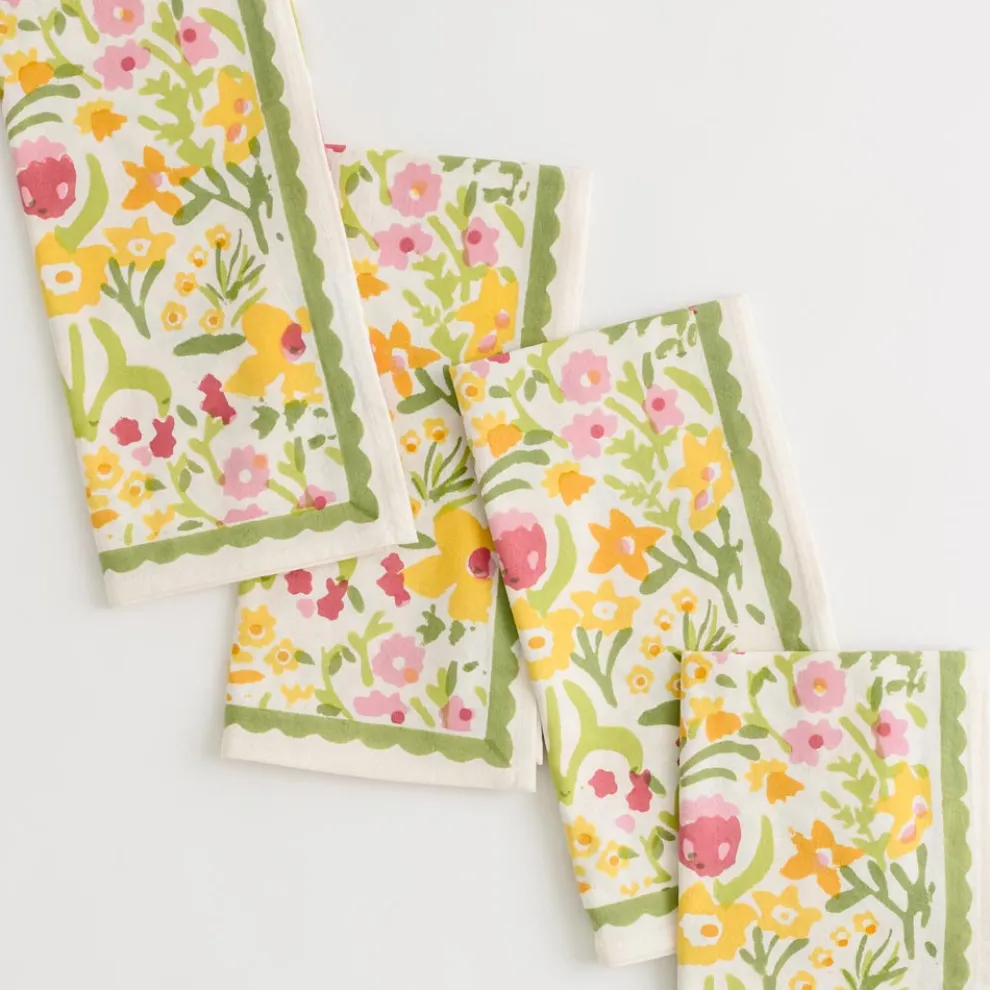70s Flower Napkin | Set of 4