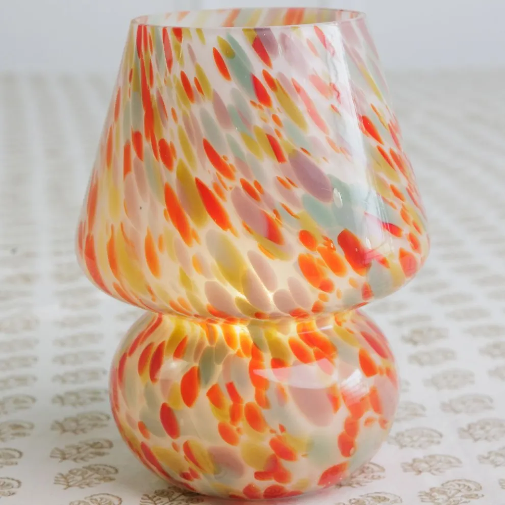 Red & Yellow Joyful Lamp