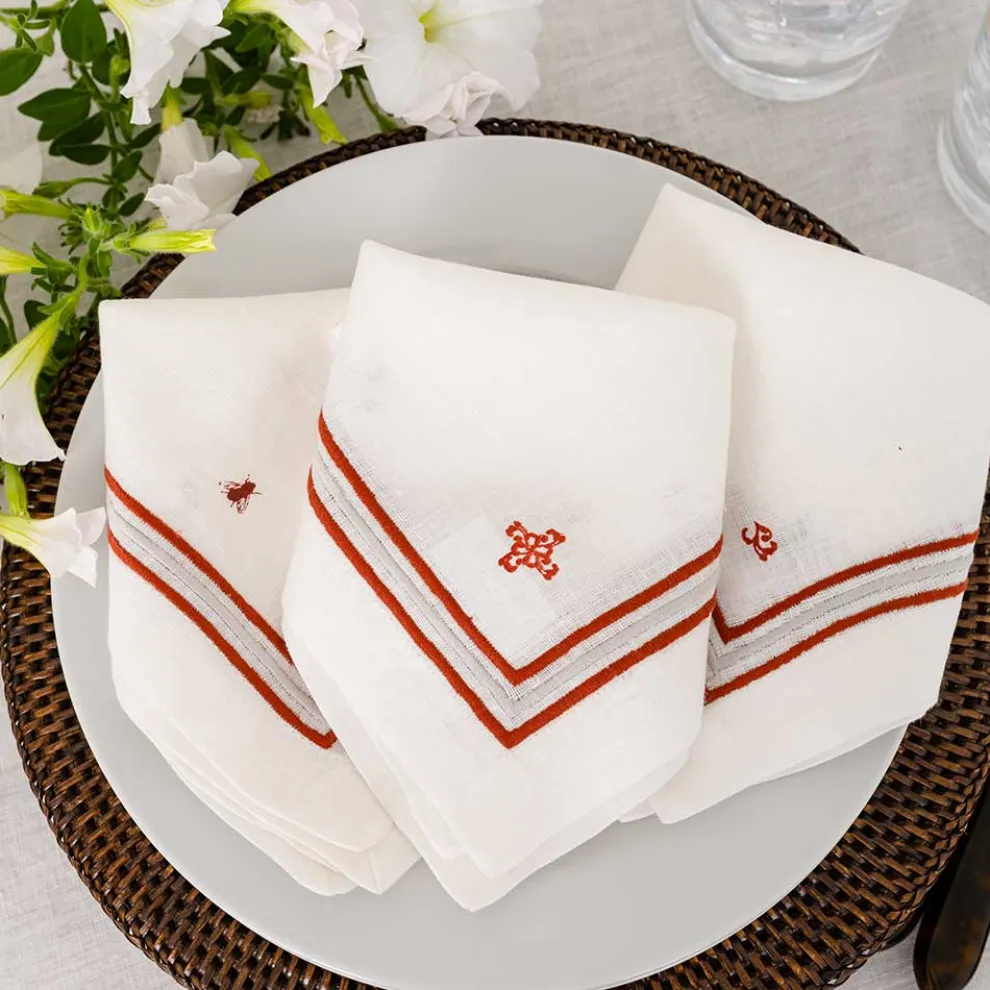 India Hicks Home Antique Brown Rattan Charger | Set of 4