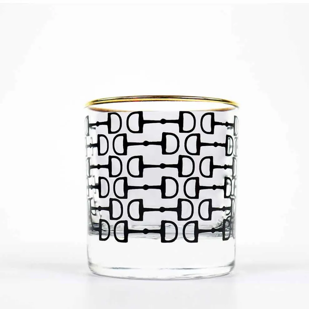 Black Pony Club Bourbon Glass | Set of 4