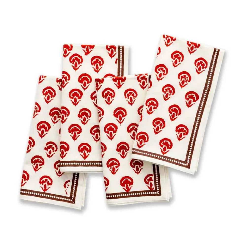 India Hicks Carnations Napkins