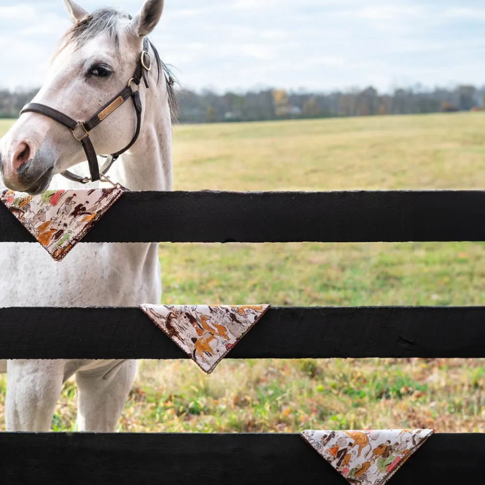 Paddock Scene Linen Napkin