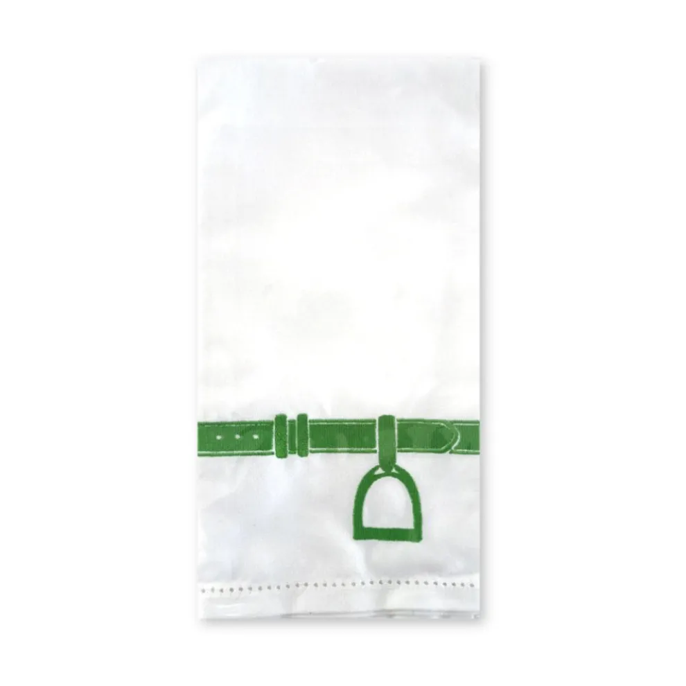 Green Stirrup Tea Towel | Set of 2