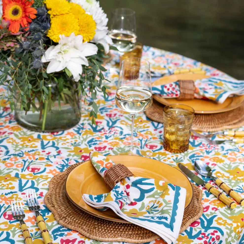 Wicker Napkins Rings (Set of 4)