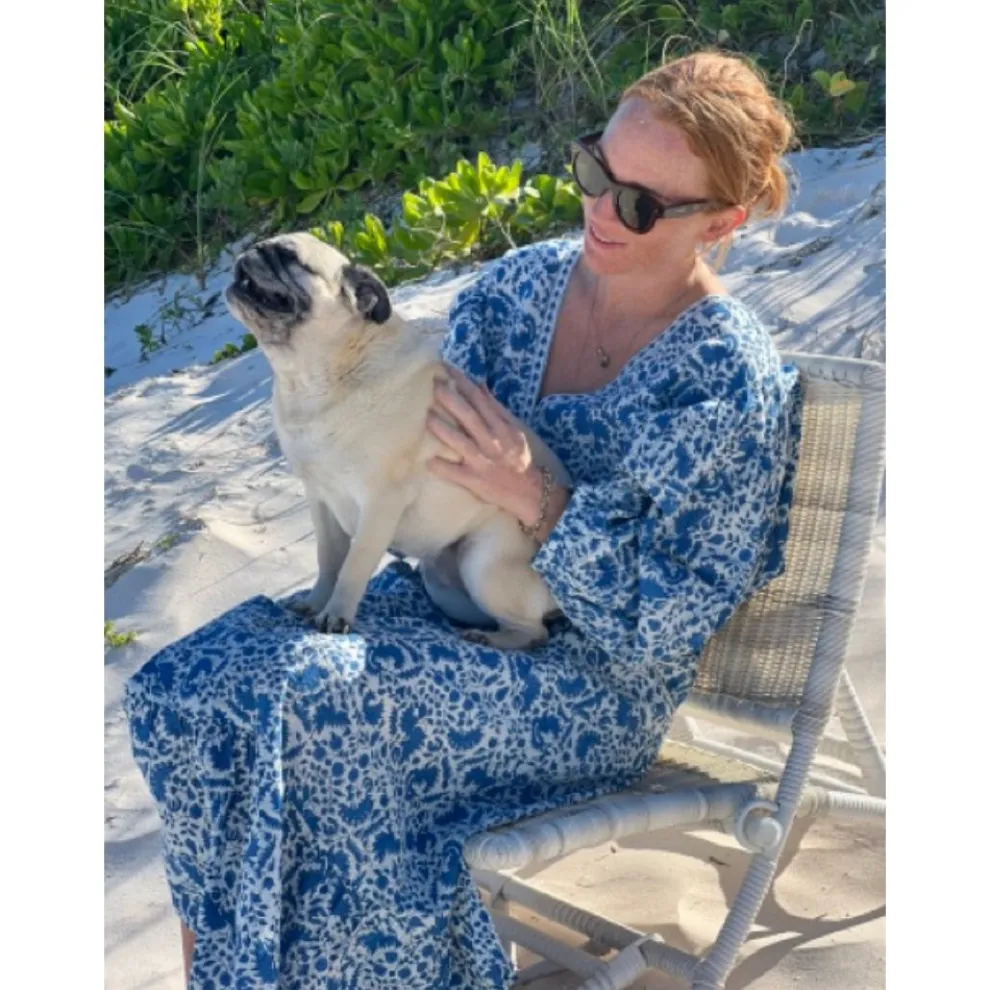 Amaranth Blue Everywhere Dress